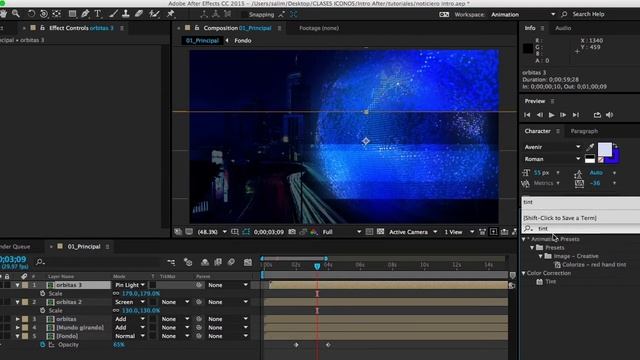 Tutorial After Effects basico 2 noticiero intro смотреть онлайн