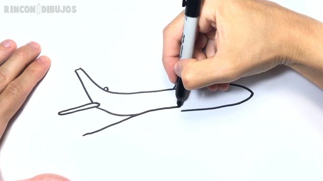 Cómo dibujar un Avion Paso a Paso | Dibujo de Avion смотреть онлайн