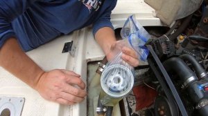 How to change a Mercruiser fuel filter. How to change a Mercruiser fuel filter in a 5.7L engine