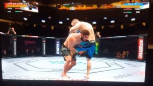 Хабиб Нурмагомедов и Джастин Гейджи в UFC 4