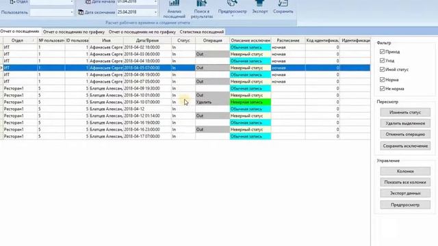 Anviz CrossChex. Ночные смены смотреть онлайн