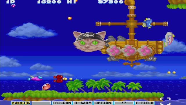 Parodius Da на ПК (MAME)