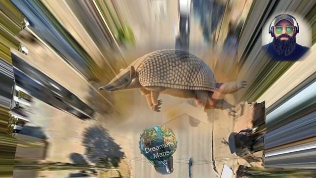 Giant Freak Armadillo on Google Maps! смотреть онлайн