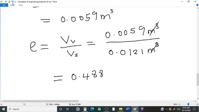 Calculation of void ratio, degree of saturation and moisture content part 1 смотреть онлайн