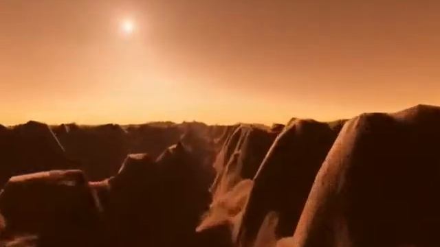 Flight over Vallis Marineris on Mars artist's impression   ESA Hubble смотреть онлайн