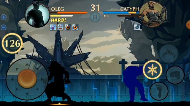 Тень против Привратник,Сатурн и Черноты | Shadow fight 2 | Привратник негр смотреть онлайн