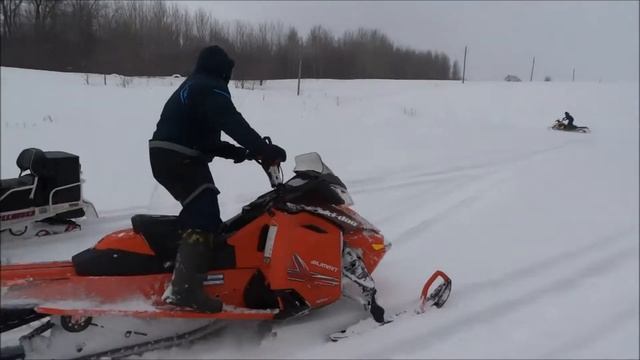 На снегоходах в Башкирии . смотреть онлайн