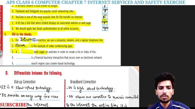 APS class 6 Computer | Chapter 7 | INTERNET SERVICES AND SAFETY | IT PLANET | @NKS CLASSES