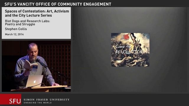 Spaces of Contestation: Art, Activism and the City Lecture Series - Stephen Collis смотреть онлайн