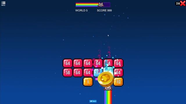 Игра Нян Кот в Космосе !!!! смотреть онлайн