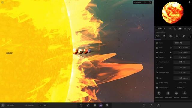 Corot 7 Planetary System | Planets & Orbits | 4K смотреть онлайн