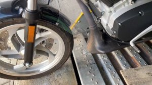 2001 Buell Blast, 500cc, 34HP, 180 kg. Мотоцикл привёз из Канады в Германию, подготовка.