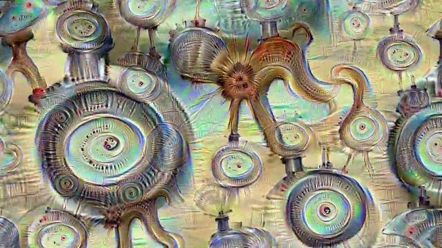 Vincent van Gogh - deep network zoom (google deepdream trained on VVG dataset) #2