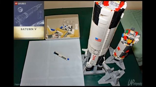 LEGO Saturn V Time-Lapse Build смотреть онлайн