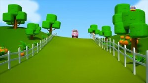 Колеса на автобусе | 3D детского стишка | 3D Nursery Rhyme For Kids | Wheels on the Bus