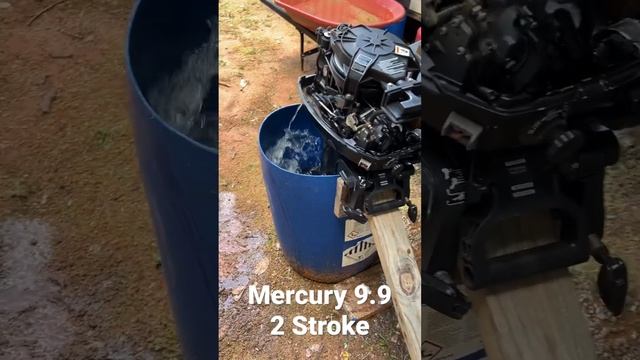 1990 Mercury 9.9, 2 Stroke Engine in Perfect Condition смотреть онлайн
