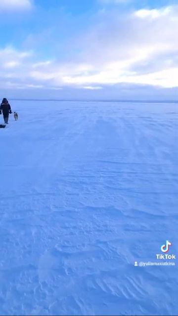 Карелия зимой. Наши зимние поездки на рыбалку... смотреть онлайн