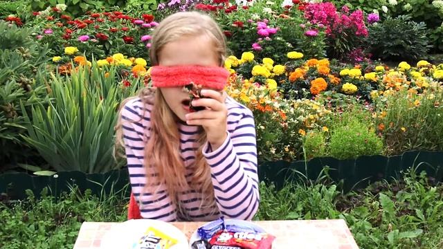 Распаковка Сладкоежки/Отгадываем закрытыми глазами M&Ms смотреть онлайн