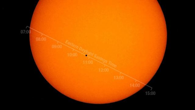 Mercury's May 9, 2016 Transit Path Across the Sun | Video смотреть онлайн