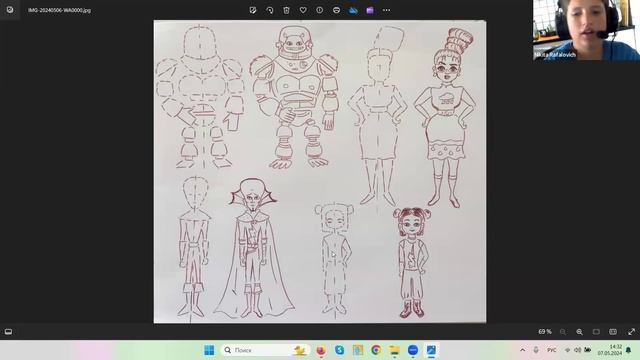 Рисуем героев мультфильма "Мегамозг" ▶ Рисование героев мультфильмов смотреть онлайн