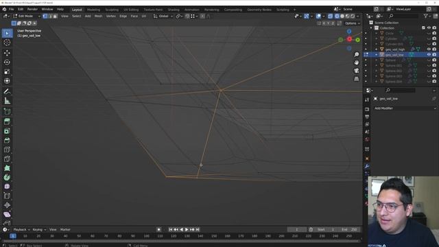 Aqua V1 High Poly to Low Poly in blender Pt1 смотреть онлайн