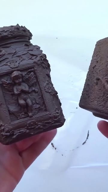 Декор стеклянных банок ангелочками