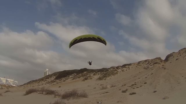 Параглайдинг в Израиле. Первые январские полёты. смотреть онлайн
