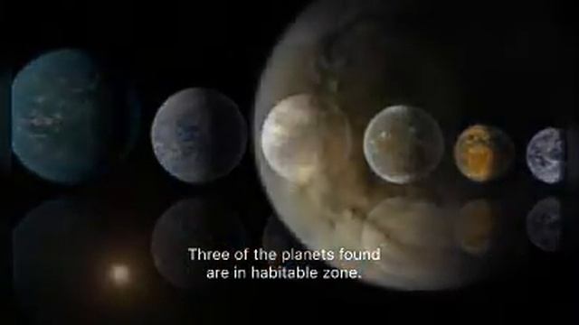 Nasa found 7 earth like planets - Trappist 1 смотреть онлайн
