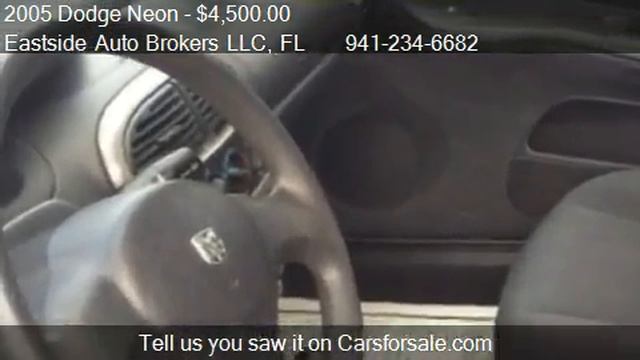 2005 Dodge Neon SXT for sale in Fort Myers FL 33916 at East