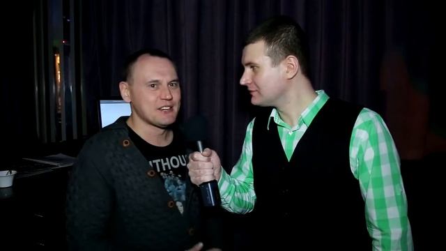 Степан Меньщиков на презентации песни Sangria "Больше не надо"