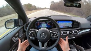 Тест-драйв Mercedes-Benz GLS 580 2020 года от первого лица