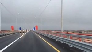 Открытие моста через Надым