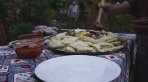 Kənd Həyatı. Cooking Avar Beef Khinkali  Traditional Recipe