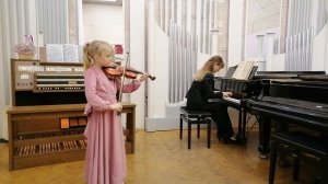 Рубинштейн. Прялка. Исп. Хрисанова П., 8 лет. Преподаватель Прокопьева М. В.