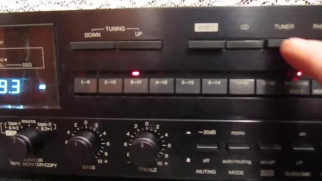 DENON DRA-755 AM FM STEREO RECEIVER DEM0 смотреть онлайн