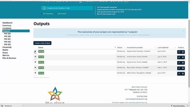 Blue Planet Network Project Outputs смотреть онлайн