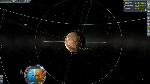 KSP 1 3 карьера с модами #74 орбитальные маневры Ч3