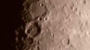 Луна 17 марта 2024 года. Снято на 450 мм телескоп Коуровской обсерватории