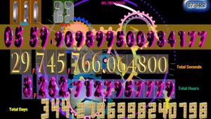 [Speed feeling] 365.24219878125 days( 31,556,925.9747s) countdown and countup  timer  alarm🔔