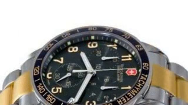 Victorinox Swiss Army Men's 241170 Chrono Classic Black Dial Watch смотреть онлайн