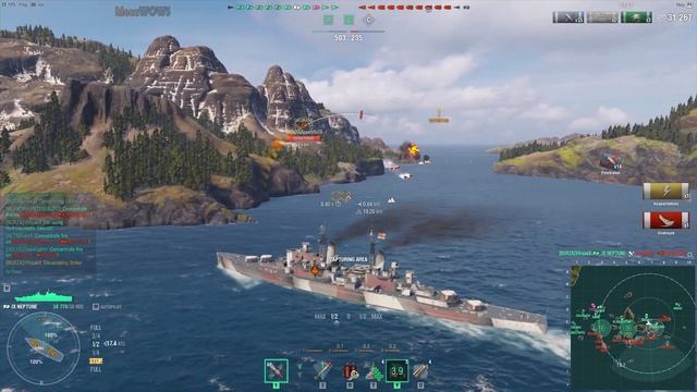 World of WarShips | Neptune | 7 KILLS | 198K Damage - Replay Gameplay 4K 60 fps смотреть онлайн