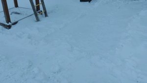 Как живут в русской деревне/Испытание самодельного отвала для минитрактора.