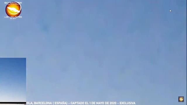VIDEO VIRAL OVNI BARCELONA MAYO 2020