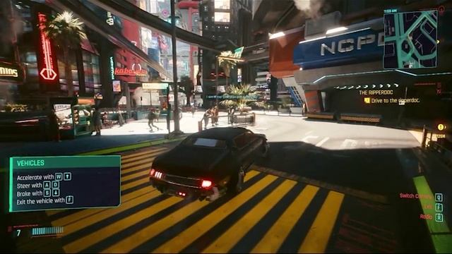 Cyberpunk 2077 🔥 Полное погружение в обновленный мир! Геймплей без комментариев 🎬