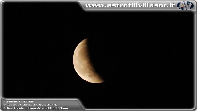 Time Lapse dell'eclissi totale di Luna del 15/06/2011 смотреть онлайн