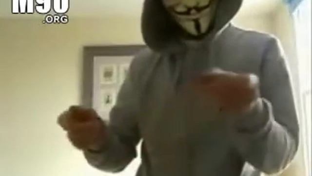 V for Vendetta Does Slick Card Tricks