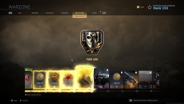 Warzone Season 2 Full Battlepass Unlock ASMR (ALL 100 LEVELS AT ONCE!) смотреть онлайн