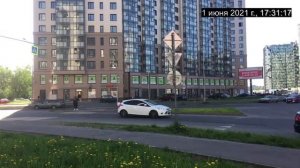 Кудрово, Пражская 5   вечерний трафик