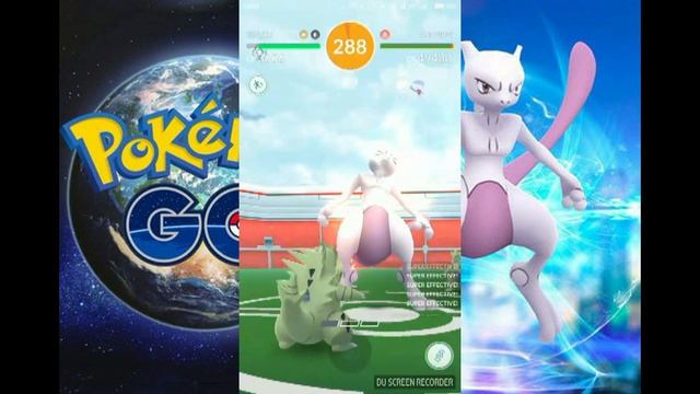 Pokemon Go - рейд на Mewtwo "Happy World" смотреть онлайн