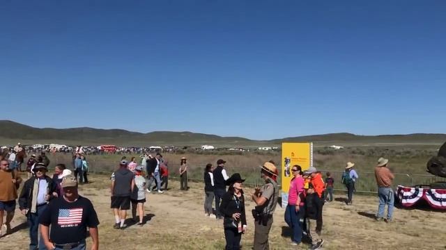 Steam Locomotives & Track Of Promontory Summit, Utah!  150 Yr Celebration